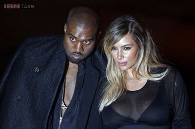 Kim Kardashian and  Kanye West reach Ireland for  honeymoon