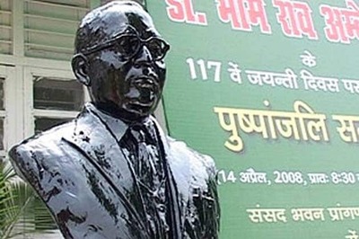 Another Ambedkar statue vandalised in UP