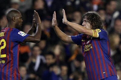 Barca centre back Puyol close to return from injury