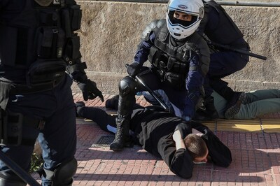 Greek Police, Protesters Clash In Athens Suburb