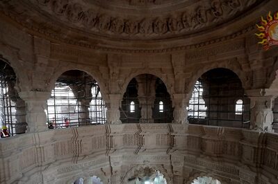 Ram Temple Trust Releases Photos Showing Construction of First Floor in Ayodhya | See Pics