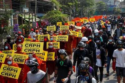 US Expands Sanctions To Family Of Myanmar's Coup Leader