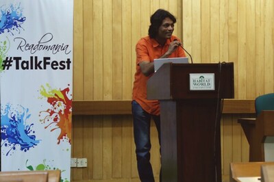 'Aarushi' author Avirook Sen addresses aspiring writers at Readomania