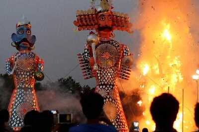 Ravana lands in police custody for want of permission to burn