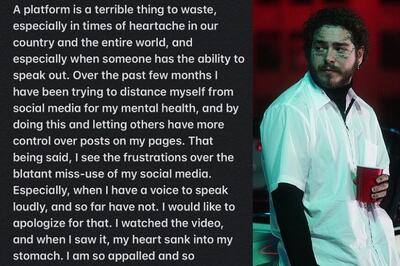 Rapper Post Malone Steps Back From Social Media For His Mental Health's Sake