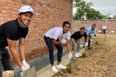 Manipur Footballers Get Together for Afforestation Drive in Tentha Village