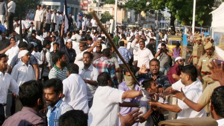 Chennai: Fresh violence at US consulate