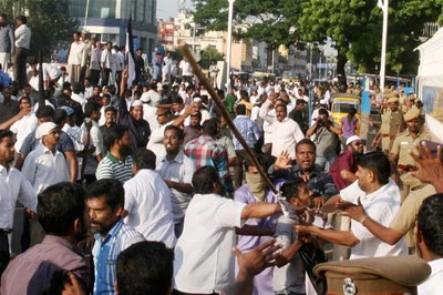 Chennai: Fresh violence at US consulate