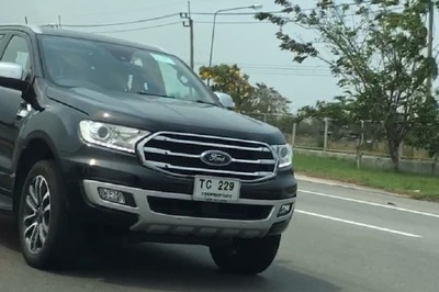 2018 Ford Endeavour (Everest) Facelift Spied Testing in Thailand