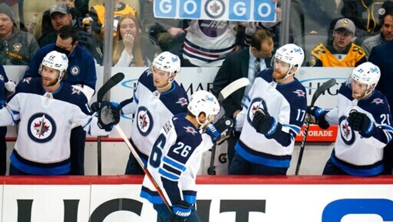 Penguins Rally To Edge Road-weary Jets 3-2 In A Shootout