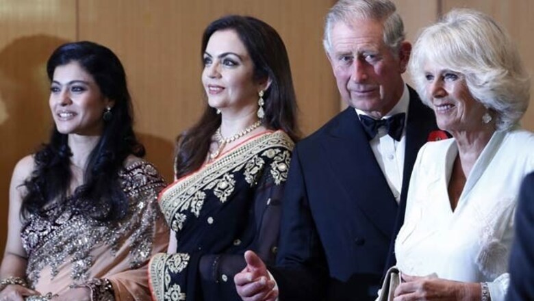 Snapshot: When Kajol and Ajay Devgn met Prince Charles