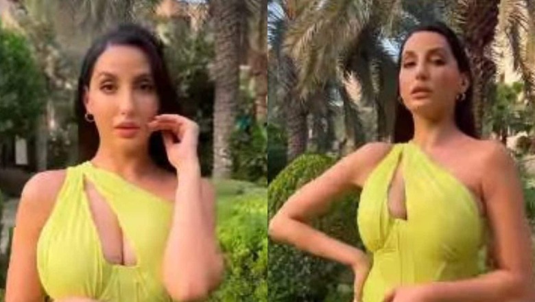 Nora Fatehi Shines Bright in Neon Bodycon Dress, Grooves To Beyonce's Break My Soul; Watch Video