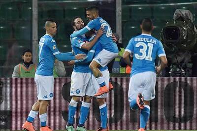 Napoli beat Palermo, cut gap to Serie A leader Juventus