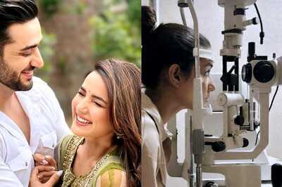 Jasmin Bhasin Visits Hospital For Tests Amid Corneal Damage; Aly Goni Shares Photo