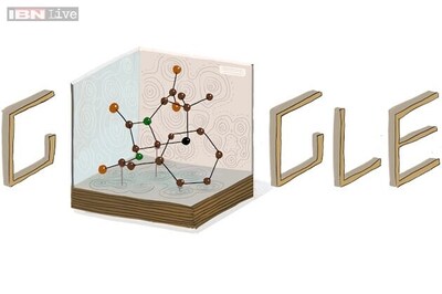 On Dorothy Hodgkin's 104th birthday Google doodles the structure of penicillin