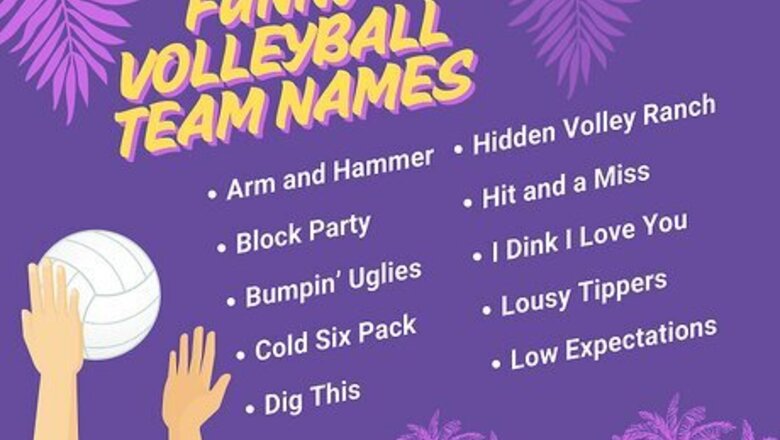 305+ Funny, Clever, & Creative Volleyball Team Names
