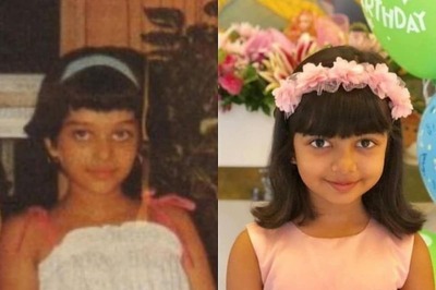 Aaradhya Bachchan Resembles Aishwarya Rai in This Pink Frock, See Adorable Photo