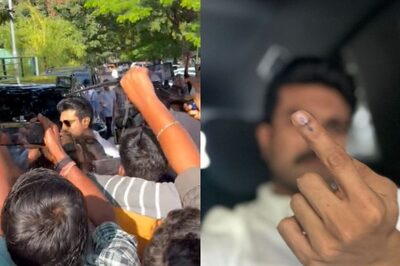 Police Comes to Ram Charan, Upasana's Rescue as Cameras Mob Them at Polling Booth, Video Goes Viral