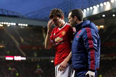 Manchester United defender Matteo Darmian taken to hospital
