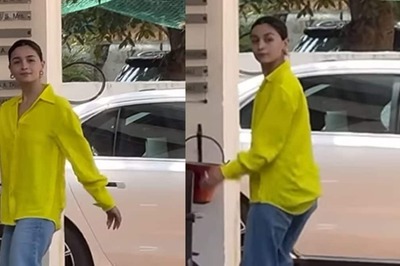 Alia Bhatt Shines The Brightest In An Oversized Neon Shirt And Flared Denim