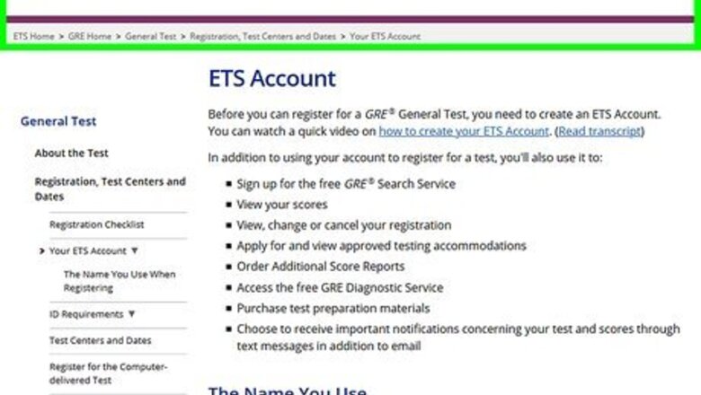 How to Register for the GRE