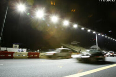 Chicken tikka, naan on Singapore GP's menu