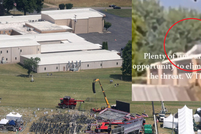 'He's Right There': Video Reveals Suspect Crawling On Roof Near Trump’s Stage As Bystanders Alert Police