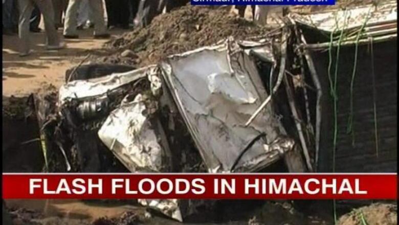 Himachal floods: 20 rescued, 8 still missing