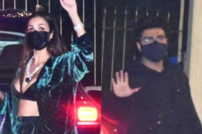 Malaika Arora And Arjun Kapoor Get Papped on Romantic Dinner Date in Mumbai; See Pics