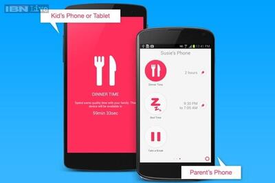 Do your kids spend dinner time playing with smartphones or tablets? Here's a solution