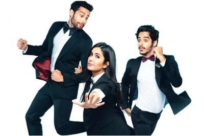 Katrina Kaif Shares Fun Poster of 'Phone Bhoot' with Ishaan Khatter and Siddhant Chaturvedi