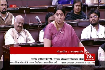 Budget Session Day 3: What are we reducing this House to, asks Congress as Irani reads controversial excerpts