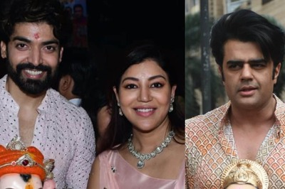 Gurmeet-Debina, Maniesh Paul and Mika Singh Bid Adieu To Ganpati; Check Visarjan Pics