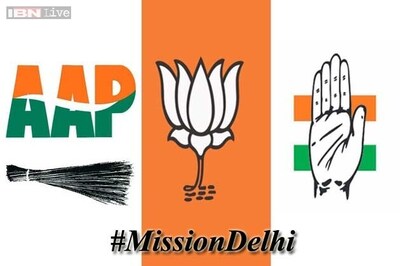AAP, BJP, Congress confident of getting a majority in Delhi elections