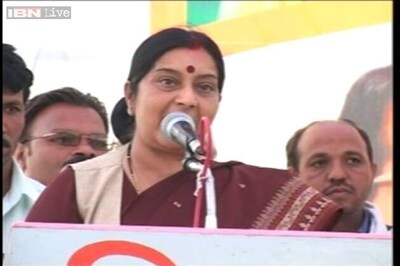 BJP will score hat trick in Madhya Pradesh: Sushma Swaraj