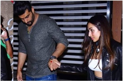 Arjun Kapoor Holds Malaika Arora's Hand as They Exit Birthday Bash Together in Mumbai