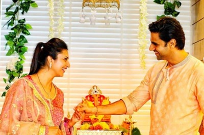 Divyanka Tripathi Dahiya, Vivek Dahiya Bring Home Bappa for the First Time, See Pics