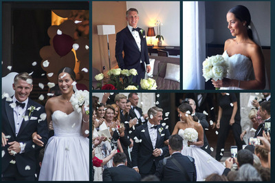 Bastian Schweinsteiger Weds Tennis Ace Ana Ivanovic