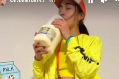 Confused Sara Ali Khan Poses With A Bottle of 'Full Fat' Milk, Asks Instagram Fam to Help Her