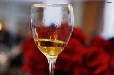 It's not just gold, wine glitters too