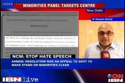 Minorities' Commission talks tough, says Centre must ensure their safety