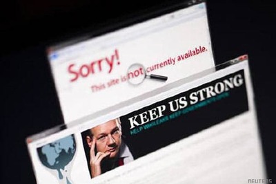 Wikileaks' Visa payments suspended