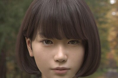 Can you identify if the girl in this image is for real?