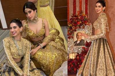 Khushi Kapoor's Fab Fusion Look at Anant Ambani and Radhika Merchant's Wedding Takes the Show