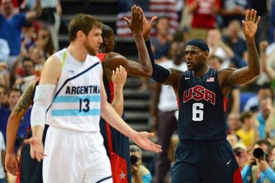 US men beat Argentina 109-83 in basketball