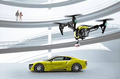 Rinspeed concept self-driving car with its own drone gets CES buzzing