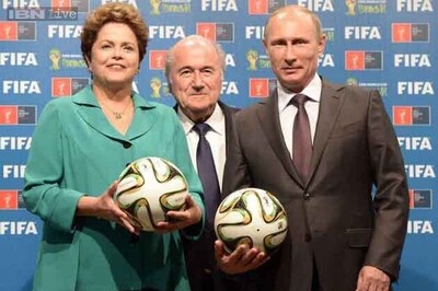 World Cup 2014: Brazil symbolically hands over World Cup to Russia