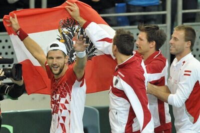 Davis Cup: Austria beat Russia, Serbia progress