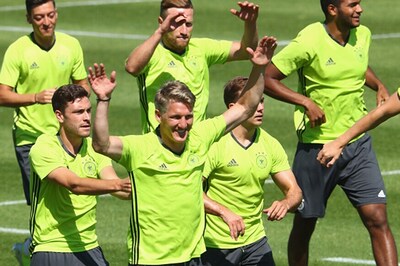 Euro 2016: Bastian Schweinsteiger back training for Germany