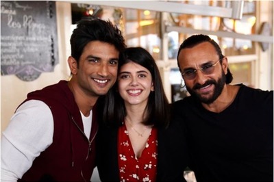 Sanjana Sanghi Shares 'Dil Bechara' BTS Pic with Sushant Singh Rajput to wish Saif Ali Khan on Birthday